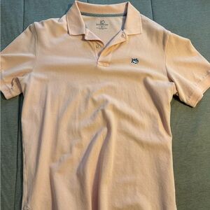 Southern Tide Light Peach Polo Shirt
